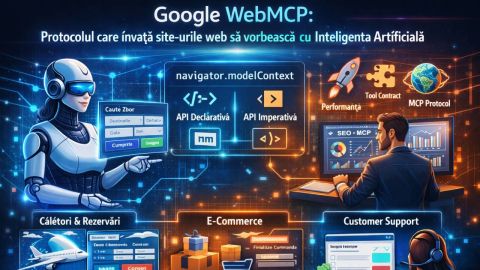 Google WebMCP: protocolul care învață site-urile să vorbească cu AI